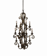 Ibiza 12 Light Large Foyer Chandelier by Kalco - 4038