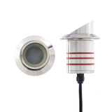 4.1W 1 LED Round Shroud Top Inground Indicator Light 4.35 Inch Tall by WAC - 2111
