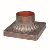 Post Mount Pier Accessory for Post Lamp by Vaxcel - T0019