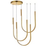 Pacari 54W 3 LED Large Pendant by Dainolite - PCR-2754LEDHP