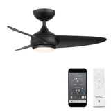 Loft 3 Blade Ceiling Fan with Light Kit 12.9 Inch and 38 Inch Wide by WAC - F-094L