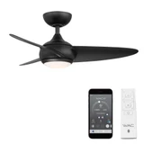 Loft 3 Blade Ceiling Fan with Light Kit 12.9 Inch and 38 Inch Wide by WAC - F-094L