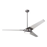 Torsion 62 Inch 3 Blade Downrod Fan with Light by Modern Fan Co 272 - TOR-62-272
