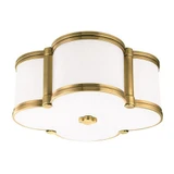 Chandler 2 Light 12.5 Inch Wide Flush Mount by Hudson Valley - 1212