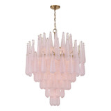 Ollie 21 Light Chandelier 40.75 Inch Tall and 33.25 Inch Wide by Crystorama - OLL-6008-AG