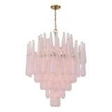 Ollie 21 Light Chandelier 40.75 Inch Tall and 33.25 Inch Wide by Crystorama - OLL-6008-AG