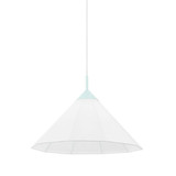 Gloria 1 Light Pendant 13.25 Inches Tall and 20 Inches Wide by Mitzi - H554701S