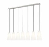 Farrell 7 Light Linear Chandelier 11 x 6 Inches Wide by Z-Lite - 3043P6-7L