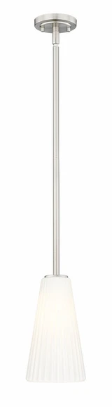 Farrell 1 Light Mini Pendant 11 Inch Tall by Z-Lite - 3043P6-ROD
