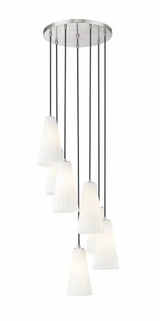 Farrell 7 Light Chandelier 13.75 Inches Tall and 18 Inches Wide by Z-Lite - 3043P7-7R