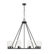 Titus 10 Light Chandelier 28 Inches Tall and 46 Inches Wide by Z-Lite - 826-10