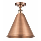 Ballston Cone 1 Light 16 Inch Wide Semi-Flush Mount by Innovations - 517-516-1C-16