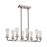 Randolph 8 Light Medium Linear Island Pendant by Craftmade - 50378-4115