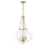 Mercer 4 Light Pendant 32 Inch Tall and 20 Inch Wide by Savoy House - 7-4866-4
