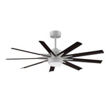 Odyn Custom 9 Blade Ceiling Fan with Light Kit 56 Inches Wide by Fanimation - FPD8152BLW56103