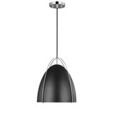 Norman 1 Light Medium Pendant 15.25 Inch Tall by Visual Comfort Studio - 6551701