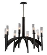 Merge 8 Light Oversized Chandelier by Maxim - 39518CLB