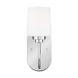 1 Light Traditional Wall Sconce with Etched/White Glass-11.38 Inches H by 4.5 Inches W - 73-BEL-4561281