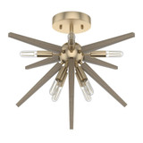 Jupiter Star 8 Light 14 Inch Wide Semi Flush Mount by Hunter Fans - JS8_193_SF