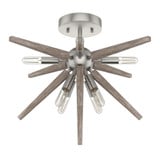 Jupiter Star 8 Light 14 Inch Wide Semi Flush Mount by Hunter Fans - JS8_193_SF
