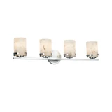 Alabaster Rocks Atlas 4 Light Vanity Light by Justice Design - ALR-8454-10