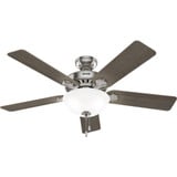 Pro's Best 5 Blade Ceiling Fan with Light Kit 52 Inch Wide by Hunter Fans - 5275