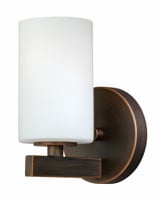 Glendale 1 Light Vanity Light by Vaxcel - W0121