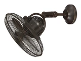 Bellows IV 14 Inch Cage Wall Fan with Adjustable Arm by Craftmade - BW414