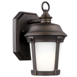 Convent Dene - 9.5W One Light Outdoor Small Wall Lantern in Traditional Style - 6 inches wide by 10 inches high - 73-BEL-2756404