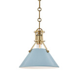 Painted No. 2 1 Light Pendant 9.25 Inch and 9.5 Inch Wide by Hudson Valley - MDS351