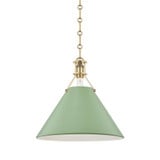 Painted No. 2 1 Light Pendant 14.75 Inch and 16 Inch Wide by Hudson Valley - MDS352