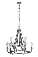 Randolph 9 Light Medium Chandelier by Craftmade - 50329-2726