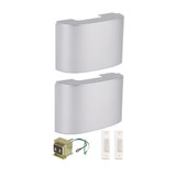 Builder 2 Chime Kit 8.25 Inch Tall and 2.59 Inch Wide by Craftmade - CK2002