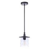 Canon 1 Light Outdoor Pendant 9.65 Inch Tall and 7.5 Inch Wide by Craftmade - ZA3611