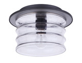 Canon 1 Light Outdoor Flush Mount 6.88 Inch X 11.38 Inch Wide by Craftmade - ZA3637