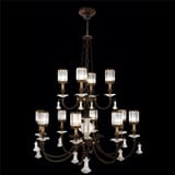 Eaton Place 12 Light Oversized Round Chandelier by Fine Art - 584740