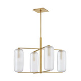 Pebble 4 Light Large Chandelier by Hudson Valley - 3474
