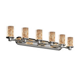 Alabaster Rocks Rondo 6 Light Vanity Light by Justice Design - ALR-8516-10