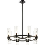 Datus 8 Light Chandelier In Restoration Style 13 x 32 Inches Wide by Z-Lite - 4008-8