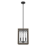 Chevron 4 Light Medium Pendant 16 Inch Tall by Hunter Fans - CH4_193_11P