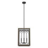 Chevron 4 Light Medium Pendant 20.5 Inch Tall by Hunter Fans - CH4_193_14P