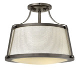 Hayclose Mead 3 Light 16 Inch Wide Semi Flush Mount by Bailey Street Home - 81-BEL-3002347