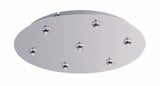 Rapidjack Seven Light Round Canopy 17x 2.5 Inch by ET2 - EC85018