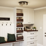 Lichfield Lea 3 Light 5.5 Inch Tall Flush Mount by Bailey Street Home - 71-BEL-2749276