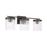 Vaughn 3 Light Bath Vanity 9 Inch Tall and 23.25 Inch Wide by Capital - 156231