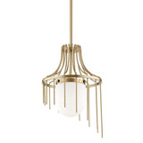 Parkside Quadrant 1 Light Medium Pendant by Bailey Street Home - 735-BEL-2941959