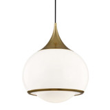 Newlyn Elms 1 Light Medium Pendant by Bailey Street Home - 735-BEL-3321907