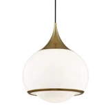 Newlyn Elms 1 Light Medium Pendant by Bailey Street Home - 735-BEL-3321907