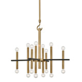 Nene Glas 16 Light Large Chandelier by Bailey Street Home - 735-BEL-3321969