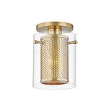 Dragdown Hill 1 Light 5.5 Inch Wide Flush Mount by Bailey Street Home - 735-BEL-3322022